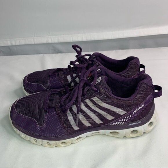 K‎ Swiss Purple White X Lite ST 93523-581-M Low Running Shoes Sneakers 8.5 - Picture 4 of 9